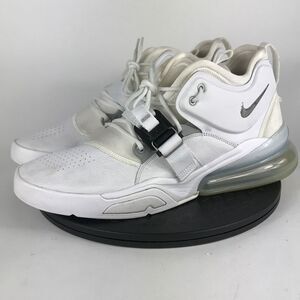 Nike Air Force 270 White/Silver Athletic Running Shoes AH6772-100 Men’s Size 13